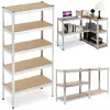 Стелаж металевий на 5 полиць 180 X 90 X 40 см 175кг MIR-RMG175 Стелаж металевий на 5 полиць 180 X 90 X 40 см 175кг MIR-RMG175