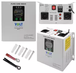 Сонячний інвертор перетворювач 12/230V (700/1000W) + 40A Volt Polska SINUS PRO 1000S 3SPS100012 Сонячний інвертор перетворювач 12/230V (700/1000W) + 40A Volt Polska SINUS PRO 1000S 3SPS100012