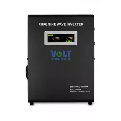 Джерело безперебійного живлення Volt Polska SINUS PRO 1000 W 12/230V (700/1000W) 3SP100012W Джерело безперебійного живлення Volt Polska SINUS PRO 1000 W 12/230V (700/1000W) 3SP100012W
