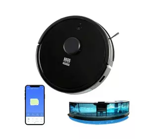 Розумний робот-пилосос з камерою та додатком TUYA SMART Bass Polska BH 10333 Розумний робот-пилосос з камерою та додатком TUYA SMART Bass Polska BH 10333
