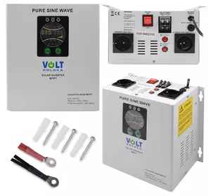 Сонячний інвертор перетворювач 12/230V (700/1000W) + 40A Volt Polska SINUS PRO 1000S 3SPS100012 Сонячний інвертор перетворювач 12/230V (700/1000W) + 40A Volt Polska SINUS PRO 1000S 3SPS100012