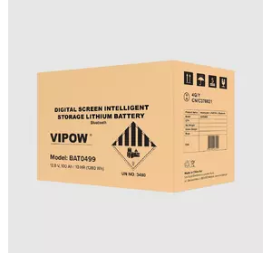 Акумулятор 12.8 100AH Bluetooth VIPOW LiFePO4  BAT0499 Акумулятор 12.8 100AH Bluetooth VIPOW LiFePO4  BAT0499