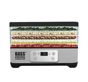 Сушарка для овочів та фруктів 300 Вт, з регульованими лотками Bass Polska BH-10603 Сушарка для овочів та фруктів 300 Вт, з регульованими лотками Bass Polska BH-10603