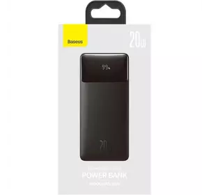 Повербанк Power Bank Baseus 10000mAh 20W Black Overseas Edition PPBD050301 Повербанк Power Bank Baseus 10000mAh 20W Black Overseas Edition PPBD050301