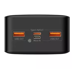 Повербанк Power Bank Baseus Bipow Digital Display 30000mAh 20W Black PPDML-N01 Повербанк Power Bank Baseus Bipow Digital Display 30000mAh 20W Black PPDML-N01