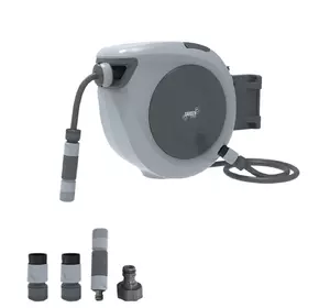 Котушка зі шлангом настінна 15 м Garden Line 1/2  ZHO9739 Котушка зі шлангом настінна 15 м Garden Line 1/2  ZHO9739